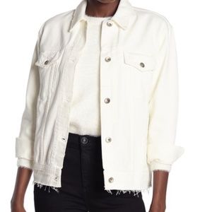 NWT RAG & BONE RAW EDGE DENIM JACKET